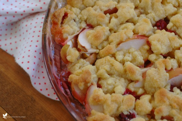 cranberry apple crisp