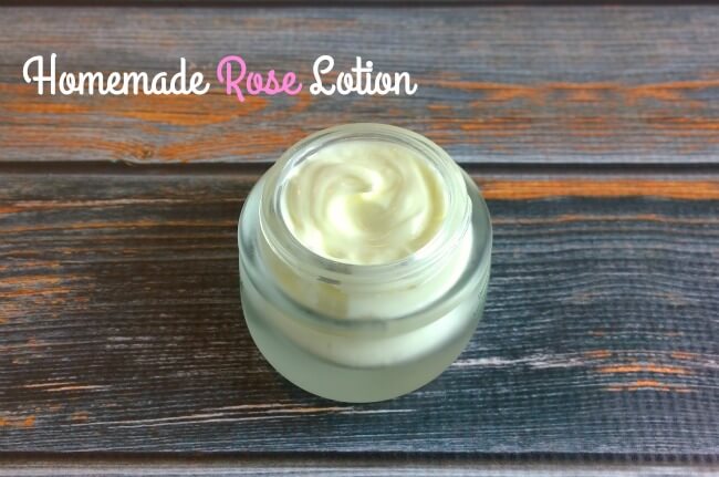 Homemade rose lotion recipe - The Herbal Spoon