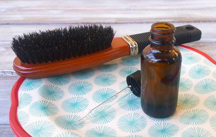 Prevent thinning hair with a natural hair loss treatment serum that works! - The Herbal Spoon