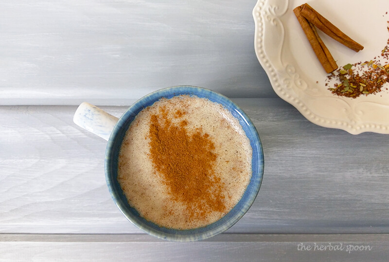 Fat burning chai tea recipe, dairy free, vegan, paleo - The Herbal Spoon