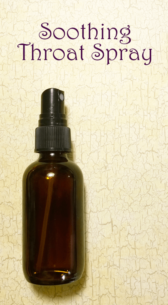 Soothing throat spray - The Herbal Spoon